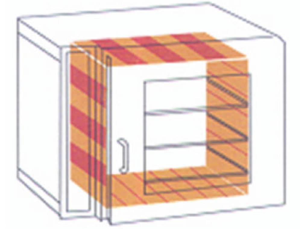 真空干燥箱外圈加熱示意圖 真空干燥箱外圈加熱示意圖